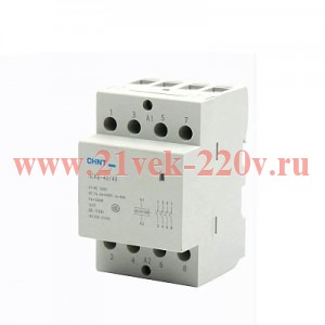 Контактор модульный NCH8-40/22 40A 2НЗ+2НО AC24В 50Гц (R)