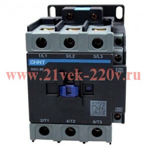 Контактор NXC-85 24AC 1НО+1НЗ 50/60Гц (R) CHINT 938181