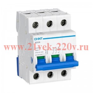 Выключатель нагрузки 3п 125А NH4 (R) CHINT 398034