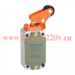 Выключатель путевой YBLX-P1/100/1F с одинарным роликом угловой рычаг (R) CHINT 437096