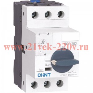 Пускатель NS2-25 0.4-0.63А (R) CHINT 495075