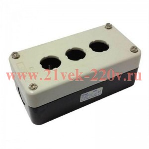 Корпус для кнопок NP2 3 места NP2-B03 (R) CHINT 575577