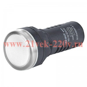 Индикатор ND16-22D/4 встр. конденсатор IP40 АС110В (R) бел. CHINT 592651