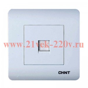 Розетка телефонная 4-проводная CHINT 715394