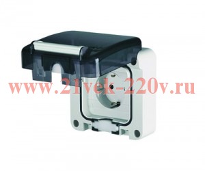 Розетка для скрытого монтажа. Защита IP66 с вставленной вилкой