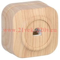 Розетка компьютерная открытой установки RJ45 5E РК10-ХС GLORY IEK сосна EKH10-K34