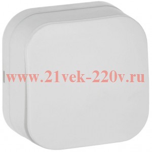 Выключатель 1-клавишный открытой установки 10А ВС20-1-0-ХБм GLORY IEK белый матовый EVH10-K01M-10