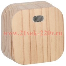 Выключатель 1-клавишный с индикацией открытой установки 10А ВС20-1-1-ХС GLORY IEK сосна EVH11-K34-10