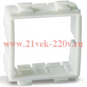 Каркас DKC Brava под 2 модуля белый для кабель-канала In-liner Front F0000M