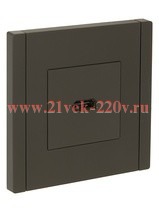 Розетка HDMI ИЭК FORTE&PIANO FP340 серый FP-H10-K03