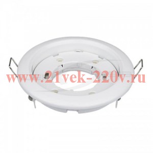 Светильник потолочный DGX40 220GX40 30x75 встраиваемый, белый, Ecola