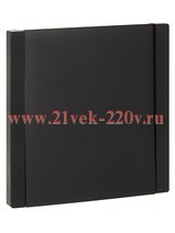 Переключатель одноклавишный перекрестный ИЭК FORTE&PIANO FP112 10А черный FP-V13-0-10-1-K02