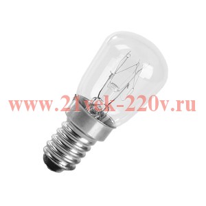 Лампа накаливания OVEN FL-HP ST26 OVEN 15W E14 300°С для печи (духовых шкафов) FOTON