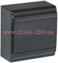 Бокс ИЭК PRIME ЩРН-П-6 модулей навесной пластик IP41 черный MKP13-N-01-06-41-K02