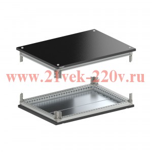 Рама крыши и дна для шкафов CQE N оцинкованные черн. RAL9005 1200х600мм DKC R5NGTB126B