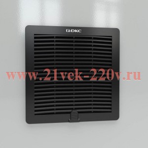 Вентиляционная решетка с фильтром RF 112х112мм IP54 RAL9005 DKC R5RF08B