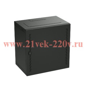 Шкаф телекоммуникационный навесной IT-STI 12U (600х600х400) дверь металлическая черный DKC R5STI1240MTB