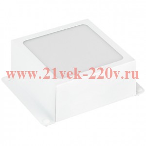 Светильник светодиодный Грильято Домино SPO-651-3-4K-W8 8Вт 4000К 84х84мм; в ячейки 100х100мм бел. Э