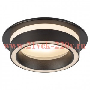 Светильник встраиваемый DK116 BK под лампу GX53 черн. Эра Б0071010