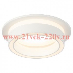 Светильник встраиваемый DK116 WH под лампу GX53 бел. Эра Б0071009