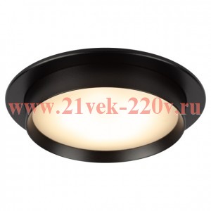 Светильник встраиваемый KL115 BK под лампу GX53 черн. Эра Б0071008