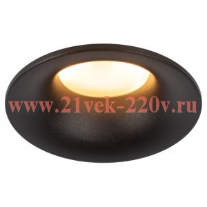 Светильник встраиваемый KL96 BK под лампу MR16 GU5.3 алюм. черн. Эра Б0071012