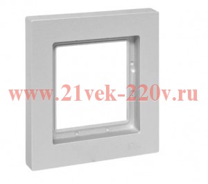 Рамка 1-местная EKF IP44 Эпика алюминий UP1-FPA-01-44