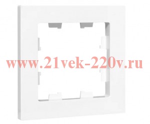 Рамка 1-местная EKF Эпика белый UP1-FPW-01