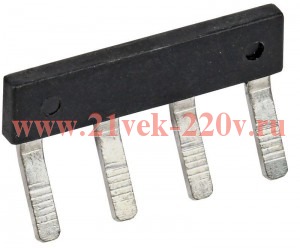 Перемычка гребенчатая для CTS-F 4кв.мм 4PIN IEK YCT14-00-K03-004-EC-4P