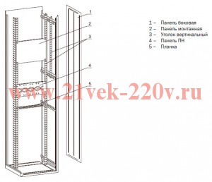 Панель боковая для ВРУ 18.ХХ.60 IP54 TITAN (компл 2шт.)
