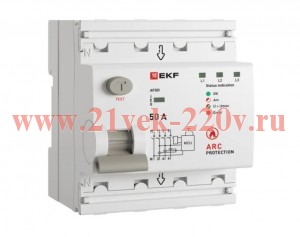 Устройство защиты от дугового пробоя (УЗДП) 3P+N 50А PROxima EKF afdd-4-50-pro