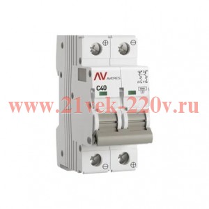 Выключатель автоматический модульный 2п С 40А 6кА ВА 47-63N DC PROxima EKF M63DC6240C