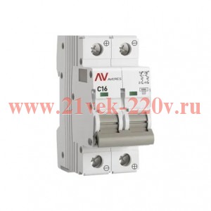 Выключатель автоматический модульный 2п С 16А 6кА ВА 47-63N DC PROxima EKF M63DC6216C