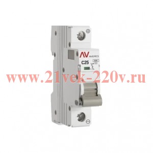 Выключатель автоматический модульный 1п С 25А 6кА ВА 47-63N DC PROxima EKF M63DC6125C