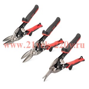 Набор ножниц по металлу НМА-250 LSR ПРОФИ КВТ 104582