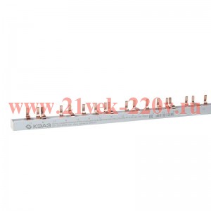 Шина соединительная PIN(штырь) для диф. автоматов(L1N;L2N;L3N)-4Р-63А (дл.1м) КЭАЗ 389321