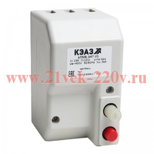 Выключатель автоматический 2п 1.6А 10Iн 0.3кА АП50Б 2МТ У3 400В AC/220В DC КЭАЗ 106894