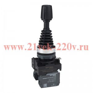 Джойстик OptiSignal D22 C5-J2-220 пластик. 2 положения 2НО без фиксации КЭАЗ 380110