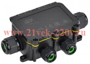 Коробка распред. герметичная WTP-405 6 вводов IP68 IEK UWB10-X-450-41-06-68