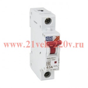 Выключатель нагрузки модульный OptiDin BM63P-120-ОМ4-РЕГ (ВМ63Р) КЭАЗ 393406