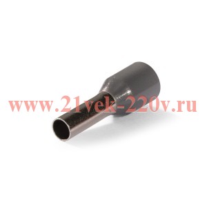 Наконечник штыревой втулочный изолированный НШВИ 4.0-9 ЕВРО сер. КВТ 103204