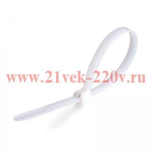 Хомут кабельный КСЗ 5х300 нейл. бел. (уп.100шт) Fortisflex 58494