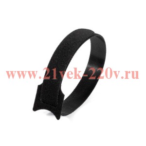 Стяжка-велькро КСВ 16*310 (чер) (Fortisflex)