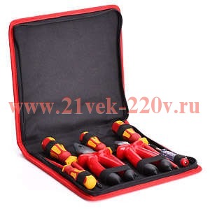Набор изолированного инструмента до 1000В 7 предметов НИИ-09 КВТ