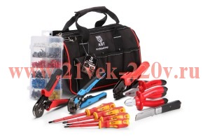 Набор инструментов электрика «Щитовик» малый в сумке НИЭ-03 КВТ