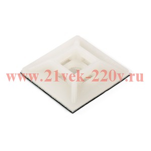 Площадка самоклеющаяся ПМС-О 28*28 (б) (100шт.) (Fortisflex)