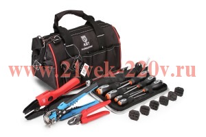 Набор инструментов электрика «Щитовик эксперт» в сумке НИЭ-06 КВТ