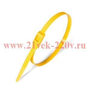 Стяжки разъемные с гор. замком КСГ 8*400(жел) (100шт.) (Fortisflex)