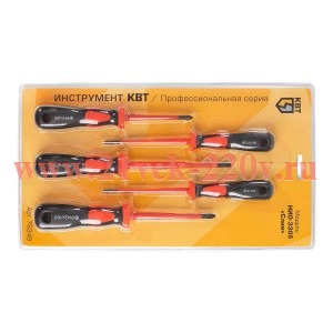 КВТ Набор диэлектр. отверток 