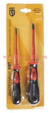 КВТ Набор диэлектр. отверток 